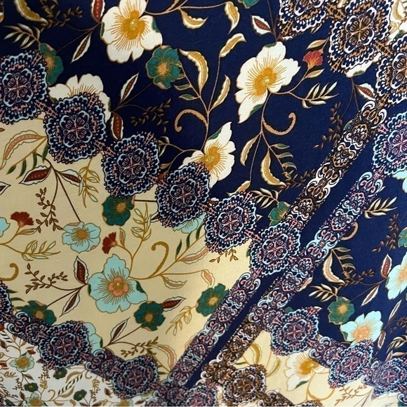 Abel the Label Anthropologie Bohemian Mixed Print Ghandi Maxi Dress Size Small - Picture 5 of 11